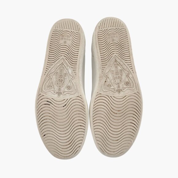 Gucci Interlocking GG Ace Sneakers Size 37 US 7 White Leather Low Top Logo Shoe - Picture 11 of 13
